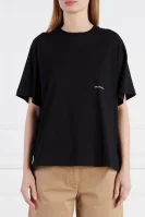 T-shirt | Loose fit Trussardi μαύρο