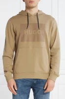 Μπλούζα Duratschi223 | Regular Fit HUGO καφέ