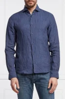 Λινό πουκάμισο Pejos-W | Slim Fit Joop! ναυτικό μπλε