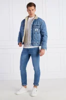 Μπουφάν jeans REGULAR 90S SHERPA DENIM JACKET | Regular Fit CALVIN KLEIN JEANS μπλέ