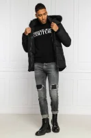 πουλόβερ | regular fit | με την προσθήκη μαλλιού Versace Jeans Couture μαύρο