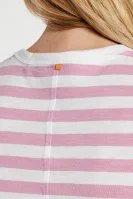 T-shirt C_Esla_Striped | Regular Fit BOSS ORANGE ροζ