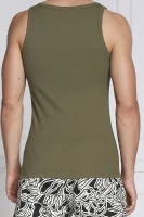 Tank top 2pack Hugo Bodywear χρώμα ελιάς