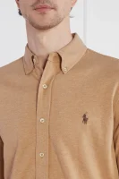 πουκάμισο | regular fit | pique POLO RALPH LAUREN χρώμα καμήλας 
