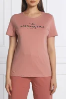 T-shirt | Regular Fit Aeronautica Militare πουδραρισμένο ροζ