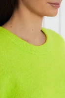 Μάλλινος πουλόβερ | Regular Fit Samsøe Samsøe πράσινο ασβέστη