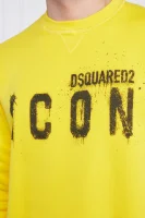 Μπλούζα Icon Spray C | Regular Fit Dsquared2 κίτρινο