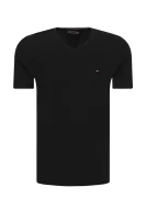 t-shirt core | slim fit | stretch Tommy Hilfiger μαύρο