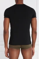 T-shirt | Regular Fit | stretch Versace μαύρο