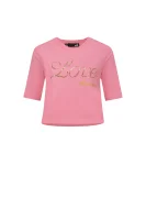 t-shirt | loose fit Love Moschino ροζ