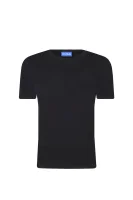 Tshirt 2 pack | Slim Fit Hugo Blue μαύρο