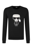 μπλούζα | regular fit Karl Lagerfeld μαύρο