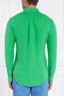 Λινό πουκάμισο | Slim Fit POLO RALPH LAUREN πράσινο