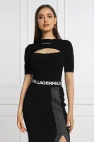 Μπλούζα | Regular Fit Karl Lagerfeld μαύρο