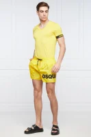 T-shirt | Slim Fit Dsquared2 κίτρινο