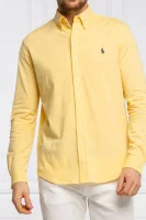 Koszula | Regular Fit | pique POLO RALPH LAUREN κίτρινο