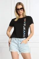 T-shirt | Regular Fit DKNY JEANS μαύρο