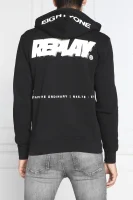 Μπλούζα | Regular Fit Replay μαύρο