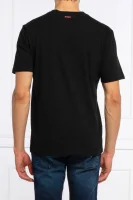 T-shirt Dichard | Regular Fit HUGO μαύρο
