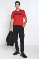 T-shirt Dulivio | Regular Fit HUGO κόκκινο