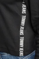 Μπλούζα | Cropped Fit Tommy Jeans μαύρο
