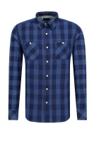 πουκάμισο albany | regular fit Pepe Jeans London ναυτικό μπλε