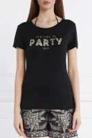 T-shirt | Slim Fit Liu Jo Beachwear μαύρο
