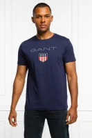 T-shirt SHIELD SS | Regular Fit Gant ναυτικό μπλε