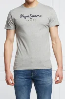 T-shirt eggo | Regular Fit Pepe Jeans London γκρί