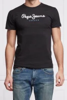 T-shirt eggo | Regular Fit Pepe Jeans London μαύρο