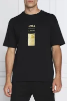 T-shirt BOSS x AJBXNG | Regular Fit BOSS GREEN μαύρο