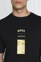 T-shirt BOSS x AJBXNG | Regular Fit BOSS GREEN μαύρο