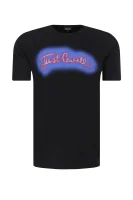 t-shirt | regular fit Just Cavalli μαύρο