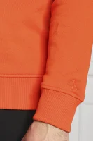 Μπλούζα SEASONAL BLOCKED LOGO HOODIE | Regular Fit CALVIN KLEIN JEANS πορτοκαλί