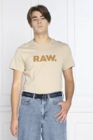T-shirt Holorn r t | Regular Fit G- Star Raw μπεζ