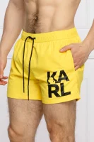 Μαγιό σορτς | Regular Fit Karl Lagerfeld κίτρινο