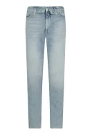 jeans | mom fit | high waist CALVIN KLEIN JEANS χρώμα του ουρανού