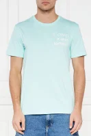 T-shirt DIFFUSED STACKED | Regular Fit CALVIN KLEIN JEANS μέντα
