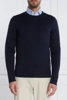 Μάλλινος πουλόβερ | Regular Fit Calvin Klein ναυτικό μπλε