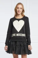 Μπλούζα | Regular Fit Love Moschino μαύρο