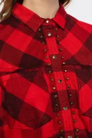 πουκάμισο clothilde | loose fit GUESS κόκκινο