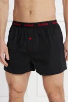 Boxer 3-pack WOVEN BOXER TRIPLET Hugo Bodywear μαύρο