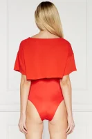 Top BOX FIT | Regular Fit Calvin Klein Swimwear κόκκινο