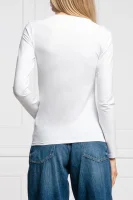 μπλούζα vilma | slim fit GUESS άσπρο