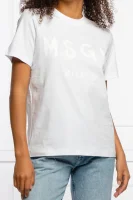 T-shirt | Relaxed fit MSGM άσπρο