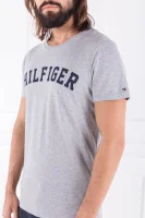 t-shirt tee logo | regular fit Tommy Hilfiger γκρί
