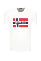 t-shirt sovico | regular fit Napapijri άσπρο