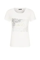 T-shirt | Regular Fit Liu Jo Sport άσπρο