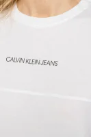T-shirt | Cropped Fit CALVIN KLEIN JEANS άσπρο