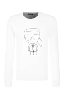 μπλούζα | regular fit Karl Lagerfeld άσπρο